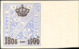 Württemberg 20 Pfg imprint, imperforated, sound unused, Michel 60.- -
