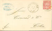Norddeutscher Postbezrik Neue Postanstalten KUEPPERSTEG 15 9 71 - two ring cancel, OPD Düsseldorf, clear on cover 1 Gr. To Cologne, reverse single circle postmark COELN -