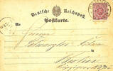 Hufeisenstempel DEMMIN 21. APRIL. 75, a little weak on postcard with to Berlin, a little blotched, see also photo! -