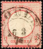 Hufeisenstempel COELN 16 3 74 (with ornament), clear on 1/2 Gram large shield in excellent condition, only short time used, Spalink number 4-1 -