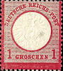 Deutsches Reich 1 Groschen carmine, large shield, having bright colours and good embossed extremely fine copy, impeccable mint never hinged, Michel 300.- -