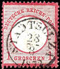 Deutsches Reich 1 Gr. Carmine, clear and almost centered T. And T. Single circle postmark STADTSULZA, very fine -