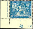 SBZ 50 Pfg. Spring fair 1949 dark cobalt, left lower corner with printers mint never hinged, expertized Paul BPP, Michel 350.- -
