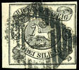 Braunschweig 3 Silbergroschen 3 silver . Dull rose, full to with wide margins with nummeral cancel, Michel 110.- -