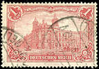 Deutsches Reich 1 Mark war time printing, 26 : 17 perforation holes, neat cancelled, expertized Jaeschke BPP, Michel 150.- -