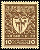 Deutsches Reich 10 Mark trade show Munich, purple brown, mint never hinged, very fine, expertized Infla Berlin, Michel 130.- -
