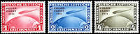 Deutsches Reich 1 Reichsmark 1 Reichmark to 4 Reichmark Polar travel 1931, complete set with three values, mint never hinged, very fine, photo expertize Schl -