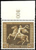 Deutsches Reich 108 Pfennig 42 plus Brown Ribbon, vertical gum rippling, upper margin copy, mint never hinged, very fine, expertized Schlegel BPP, Michel 2 -
