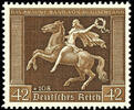 Deutsches Reich 42 Pfennig the brown volume from Germany, 1939, mint never hinged, very fine, Michel 80.- -