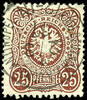 Deutsche Post in der Türkei - Vorläufer 25 Pfennige 25 pennies, cancelled KAIS. German. P. A. CONSTANTINOPEL * (with hollow star over date), a perf reverse tiny light, otherwise -