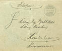 Türkei Militärmission MAMURE 27.4.1918 on fieldpost letter to Constantinople, on the back seal stamp German military mission * Magasin administration -