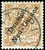 Deutsch-Neuguinea 3 Pfennig crown / eagle with overprint German new guinea, b-colour, sound, used MATUPI, expertized Steuer BPP, Michel 70.- -