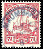 Deutsch-Ostafrika Stempel Heller MKUMBARA DOA 8.11 ?,? On 7 ? imperial yacht, central strike, expertized Pauligk BPP -