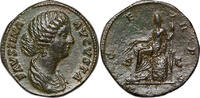 Antike Sesterce Faustine Jeune (175 Ap. J.C.) -