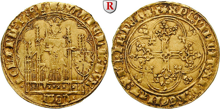 Netherlands Chaise D or O J um 1411 Holland Willem VI Van Beieren netherlands-chaise-d-or-o-j-um-1411-holland-willem-vi-van-beieren