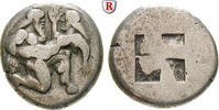 Stater 525-463 v.Chr.  Trakya Adaları Thasos f.ss 390,00 EUR dahil.  KDV., + 10,00 EUR kargo