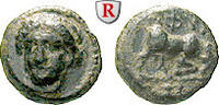  Bronze 386-300 v.Chr. Ionia Phygela vz, feinster Stil  40,00 EUR incl. VAT., +  10,00 EUR shipping