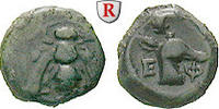  Bronze 405-390 v.Chr. Ionia Ephesos ss+  115,00 EUR incl. VAT., +  10,00 EUR shipping