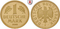 Commemoratives 1 DM 1 DM 2001, our choice, A-J. (COIN TYPE PICTURE). Gold., Gold, 12 g -