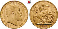 Australia Sovereign Edward VII., 1901-1910, Gold, 7,98 g -