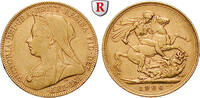 Australia Sovereign Victoria, 1837-1901, Gold, 7,98 g -
