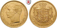 20 Kroner 1909 Dänemark Frederik VIII., 1906-1912, Gold, 8,96 g ss-vz/vz+