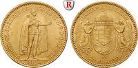 Hungary 20 Korona Franz Joseph I, 1848-1916, Gold, 6,77 g -