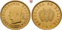 Bolivia 50 Bolivianos Republic, since 1825, Gold, 39,0 g -