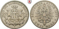 Hamburg 2 Mark 2 Mark 1877, J. Jaeger 61. -