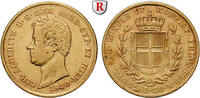 Italy 20 Lire Kingdom Of Sardinia, Carlo Alberto, 1831-1849, Gold, 6,45 g -