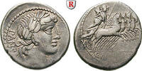 Denarius C. Vibius Pansa, 90 BC -