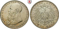 Sachsen-Meiningen 2 Mark Georg II., 1866-1914, 2 Mark 1915, D. on his death. Jaeger 154. -