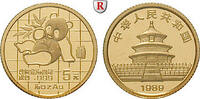 China 5 Yuan PeopleŽs Republic, since 1949, Gold, 1,56 g -