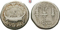  Denar 32-31 v. Chr. Marcus Antonius, 83-30 BC f.ss 358.28 US$  +  111.96 US$ shipping