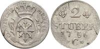 Brandenburg-Preussen 2 Stüber 1 Friedrich II. 1740-1786, Münzstätte Kleve. -