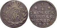 Brandenburg-Preussen CU-1/2 Groschen Friedrich Wilhelm II. 1786-1797. -