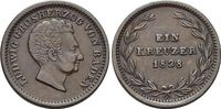 Baden-Durlach CU-Kreuzer Ludwig 1818-1830. Picture