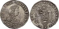Schwarzburg-Sondershausen 2/3 Taler(Gulden) Christian Wilhelm I. 1670-1721. -