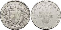 Waldeck 1/4 Taler Friedrich 1763-1812.