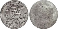 Württemberg Einseitiger 1/2 Kreuzer Karl Friedrich 1738-1744. -