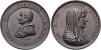Italien-Vatikan Bronze-Medaille Leo XIII. 1878-1903. -