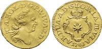 Waldeck Gold-1/4 Dukat Karl August Friedrich 1728-1763. -