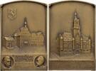 Württemberg-Stuttgart, Stadt Bronze-Plakette -