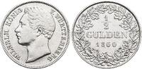 Württemberg 1/2 Gulden Wilhelm I. 1816-1864. -