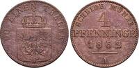 Brandenburg-Preussen CU-4 Pfennig Wilhelm I. 1861-1888. -