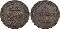 Brandenburg-Preussen CU-3 Pfennig Friedrich Wilhelm IV. 1840-1861. -