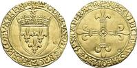 Frankreich Gold-Ecu d'or au soleil o. Jahr Ludwig XII. 1497-1515. -