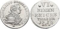 Brandenburg-Preussen 1/6 Taler Friedrich II. 1740-1786, Münzstätte Berlin. -
