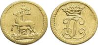 Stolberg-Stolberg 1/4 Dukat Jost Christian, allein 1704-1739. -