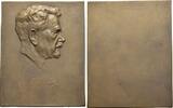 Medicina in nummis Einseitige Bronze-Plakette Eiselsberg, Anton Freiherr von * 31.07.1860 Steinhaus bei Wels * 25.10.1939 Sankt Valentin, österreichischer Chirurg. -